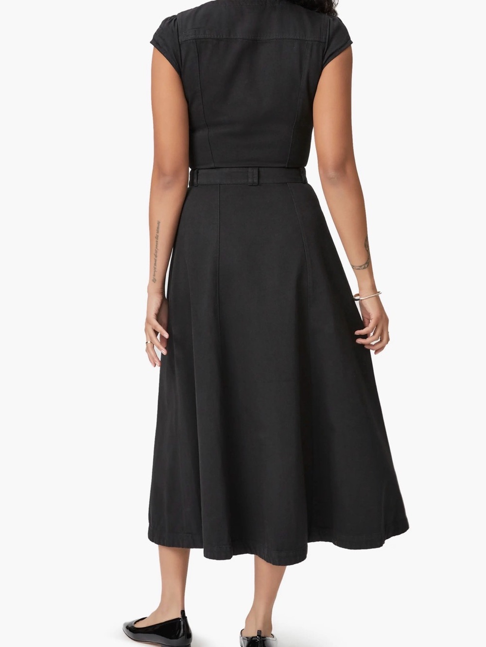 Paige Aida dress black denim